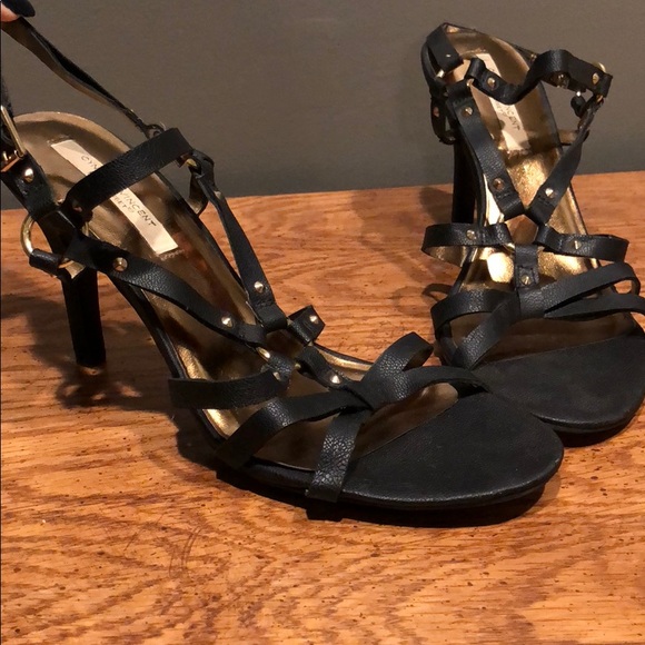 Cynthia Vincent for Target Gold Stud Black Heels - Picture 2 of 3